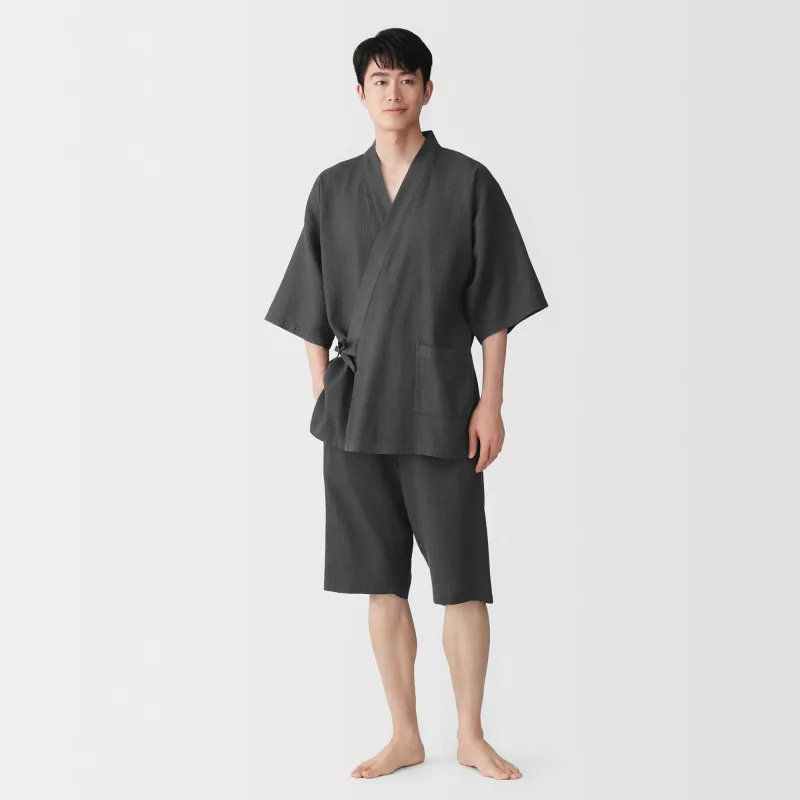 Lyocell-mix wafel jinbei