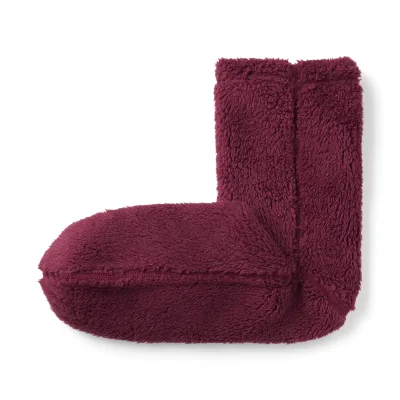 Vinklede boa fleece-hyggesokker