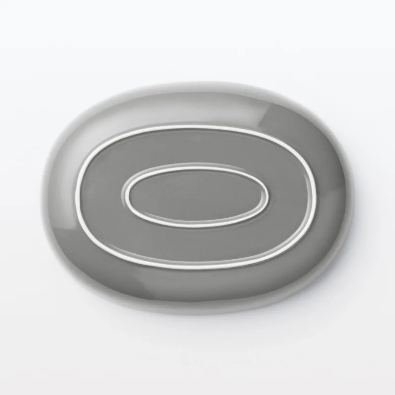 Everyday Tableware Oval Bowl - Gray