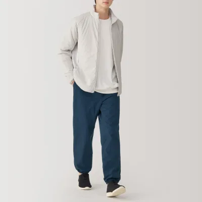 MUJI Men's Windproof Water Repellent Outdoor Pants with Brushed Lining