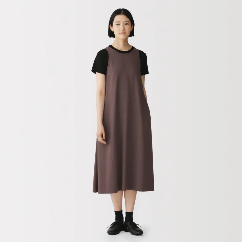 Rayon Blend Sleeveless Dress