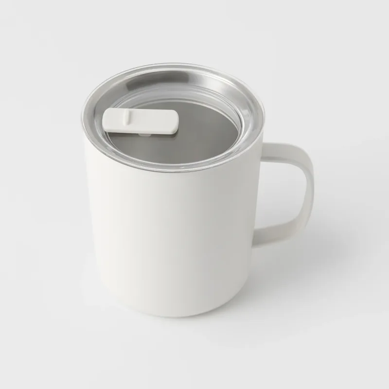 Stainless Steel Mug Cup - White (16.6 fl oz)
