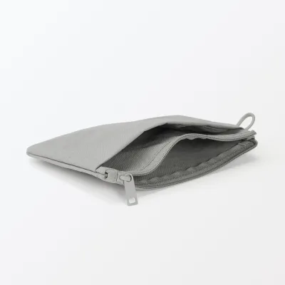 Wrinkled Nylon Flat Pouch - Medium