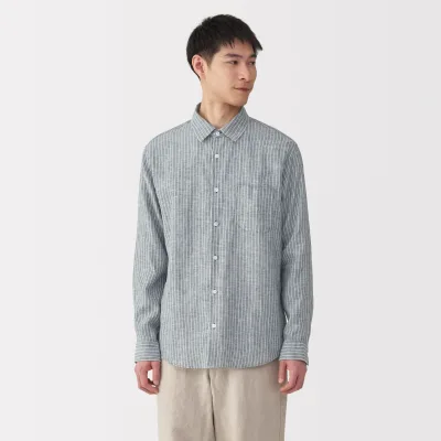 Men's Washed Linen Shirt
