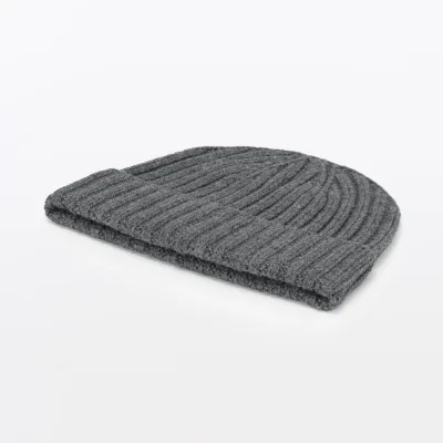 Merino Wool Rib Beanie