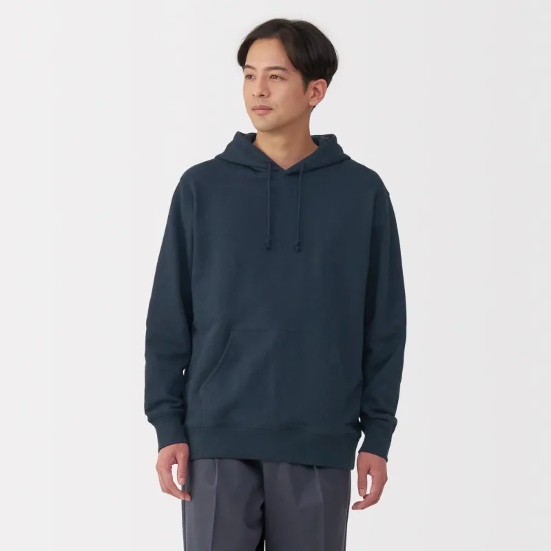 Sudadera con capucha de punto slub para hombre