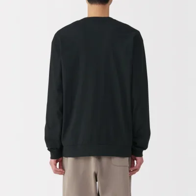 Cárdigan de malha de jersey com decote em V para homem