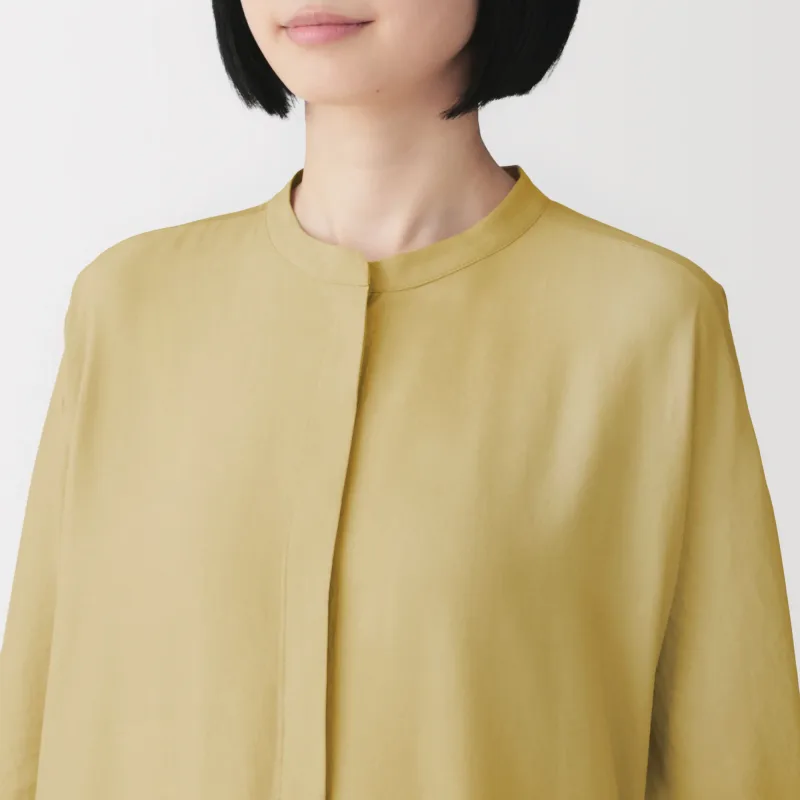 Lyocell Blend Half Sleeve Dress