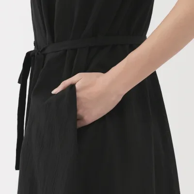 Women's High Twisted Veil French Sleeve Patterned Dress