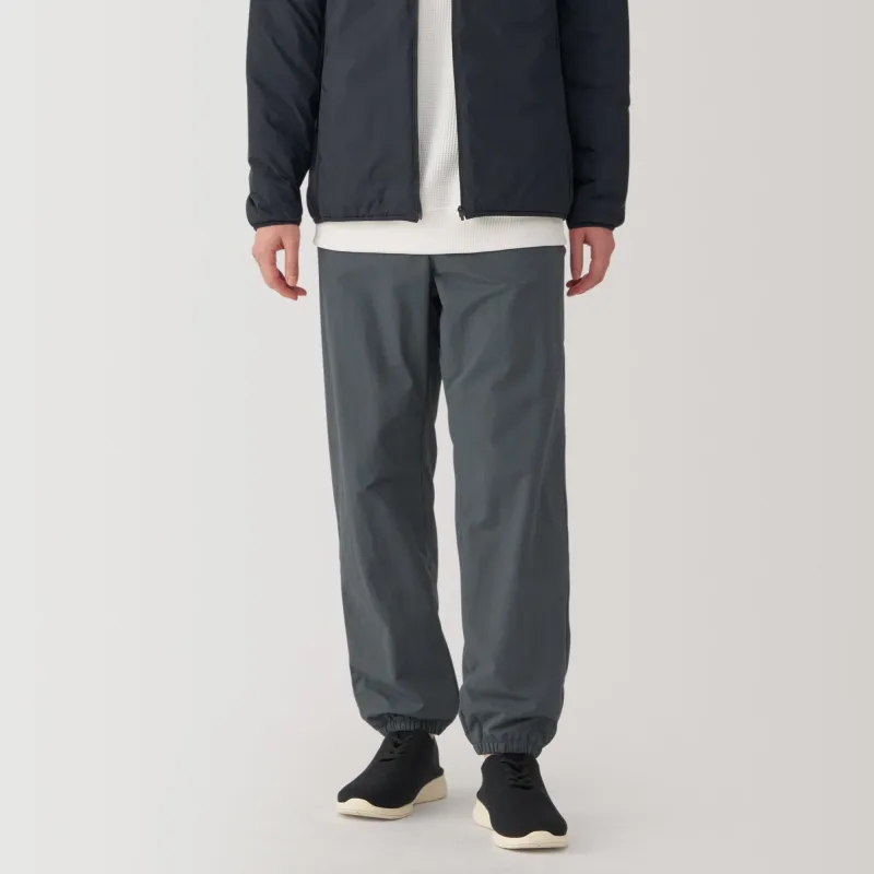 MUJI Men's Windproof Water Repellent Outdoor Pants with Brushed Lining