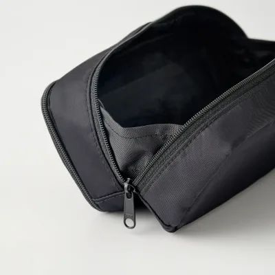 Nylon Pen Case with Window - Black