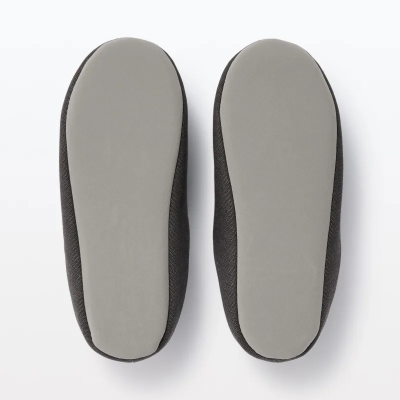 Pantufas com palmilha em sarja de algodão