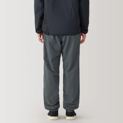 MUJI Men's Windproof Water Repellent Outdoor Pants with Brushed Lining