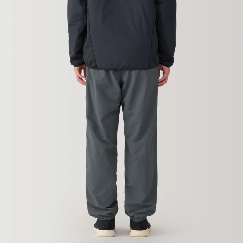 MUJI Men's Windproof Water Repellent Outdoor Pants with Brushed Lining