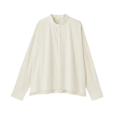 Labo Poplin Stand Collar Shirt