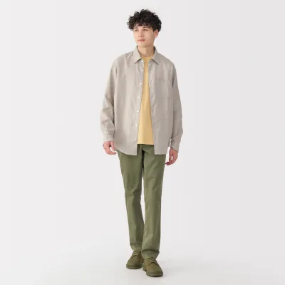 Men's Washed Linen Shirt