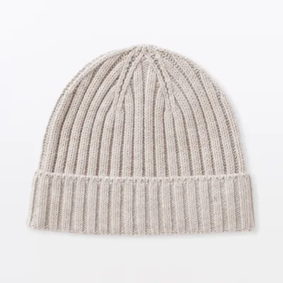 Merino Wool Rib Beanie