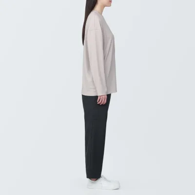 Labo Unisex Easy-Clean Quick Dry Crew Neck Long Sleeve T-Shirt