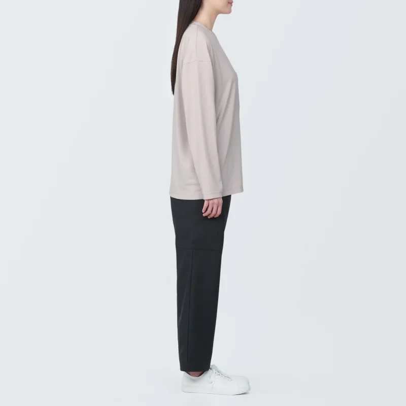 Labo Unisex Easy-Clean Quick Dry Crew Neck Long Sleeve T-Shirt