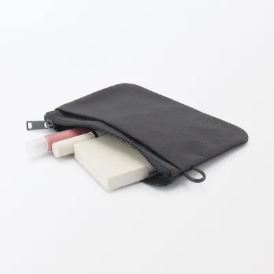 Wrinkled Nylon Flat Pouch - Medium