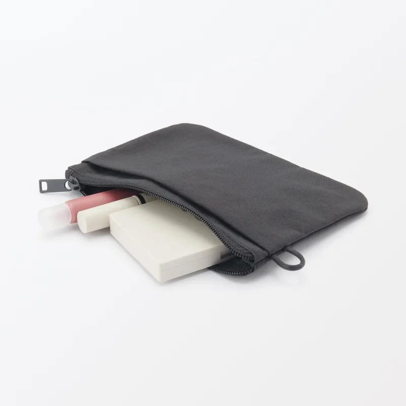 Wrinkled Nylon Flat Pouch - Medium