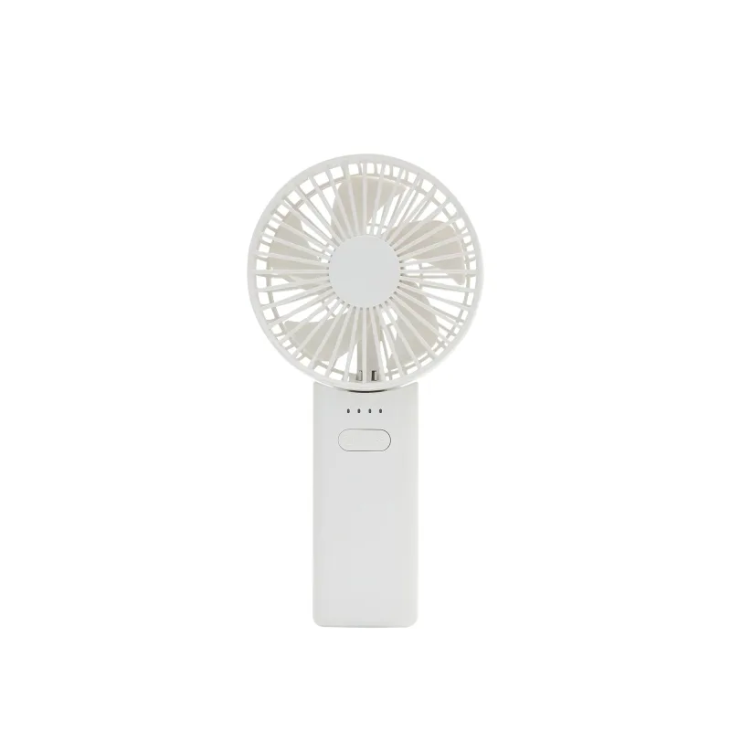 Rechargeable Thin Handheld Fan - White