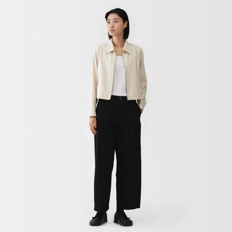 Labo Rayon Cotton Short Blouson