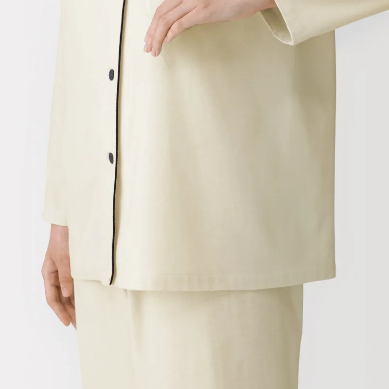 Sidsömlösa flanellpyjamas