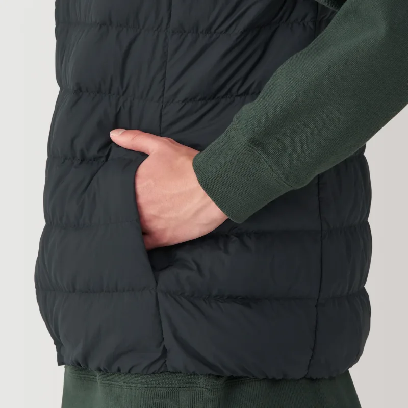 Doudoune sans col légère pour homme