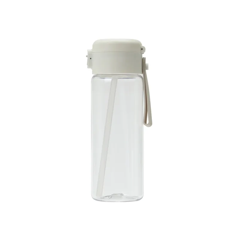 Kirkas vesipullo pillillä (18,6 fl oz)
