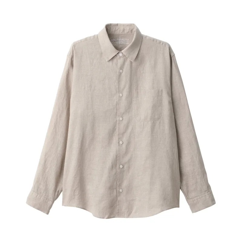 Men's Washed Linen Shirt