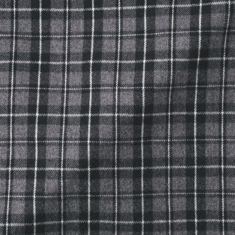 MUJI Herren Gebürstetes Baumwoll-Flanellhemd mit Knopfleiste für Herbst und Winter