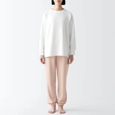 MUJI Franskin loungbukser til kvinder med blød stretch