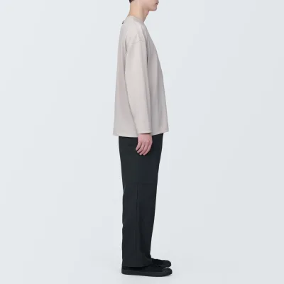 Labo Unisex Easy-Clean Quick Dry Crew Neck Long Sleeve T-Shirt