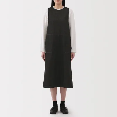 Women's Kapok Blend Denim Jumper Dress