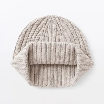 Merino Wool Rib Beanie