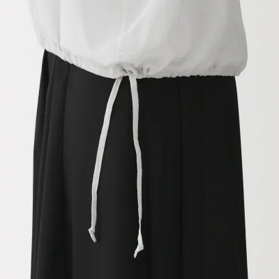 High-Twist Cotton Sheer Blouse