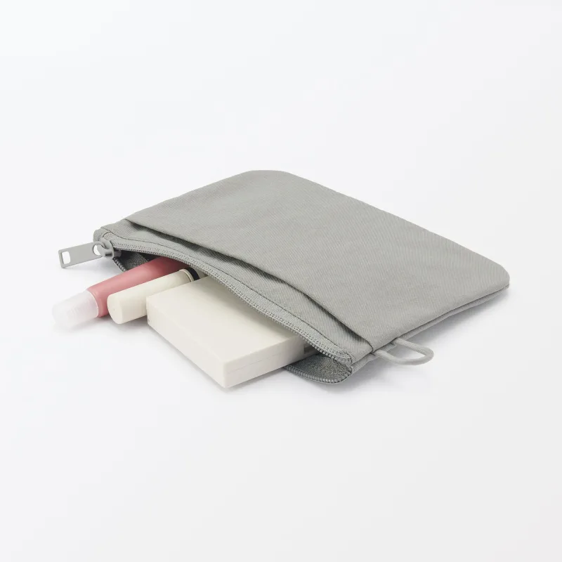 Wrinkled Nylon Flat Pouch - Medium