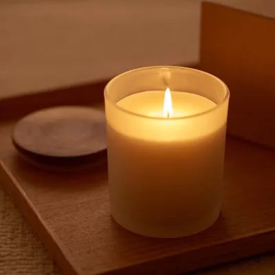 Scented Glass Candle - Floral Woody
