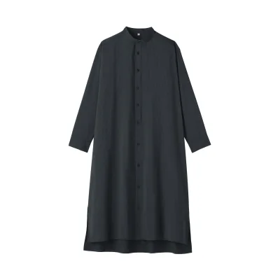 Vestido camisero holgado de mezcla de modal Labo