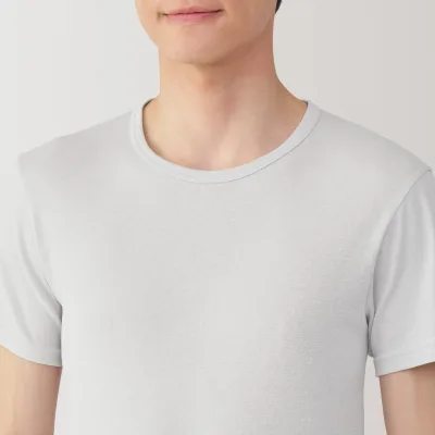 Men's Moisture-Wicking Cotton Crewneck T-Shirt