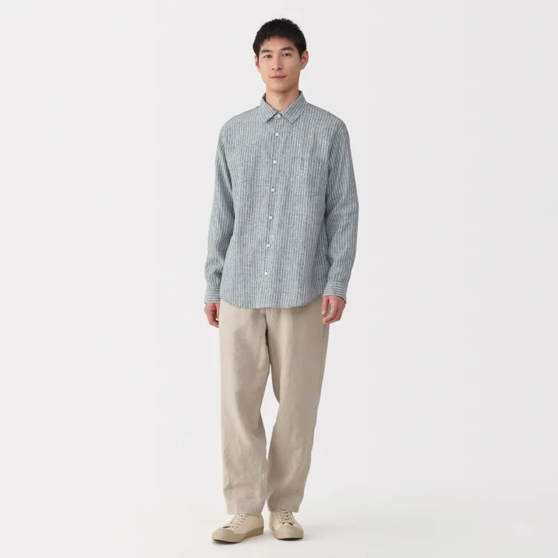 Men's Washed Linen Shirt