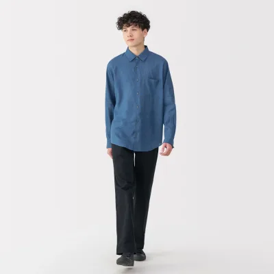 Men's Washed Linen Shirt