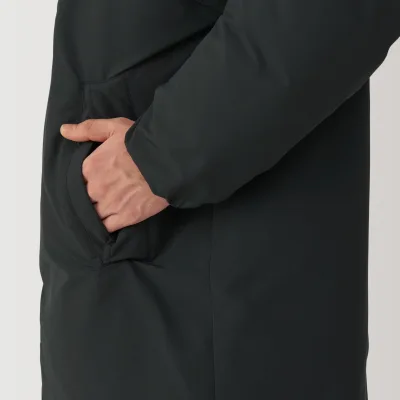 男士防潑水立領羽絨外套