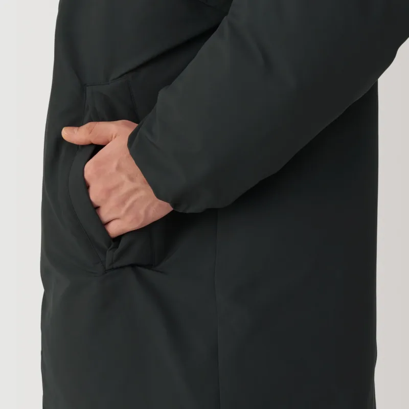 男士防潑水立領羽絨外套