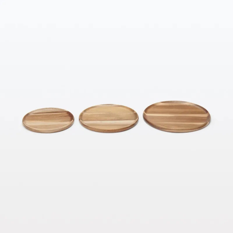 Papan Potong/Talenan Akasia Bulat Sedang