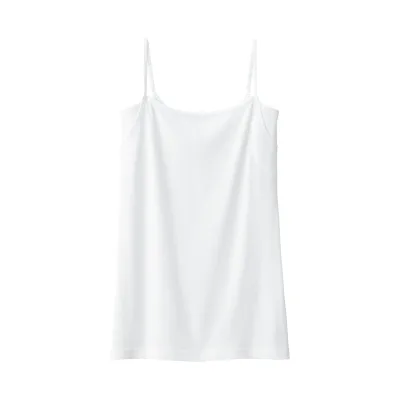 Camiseta de tirantes de algodón con absorción de la humedad y almohadillas antitranspirantes para mujer