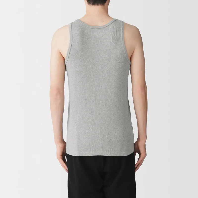 Sideseamløs Rib-Tanktop (2-pak)