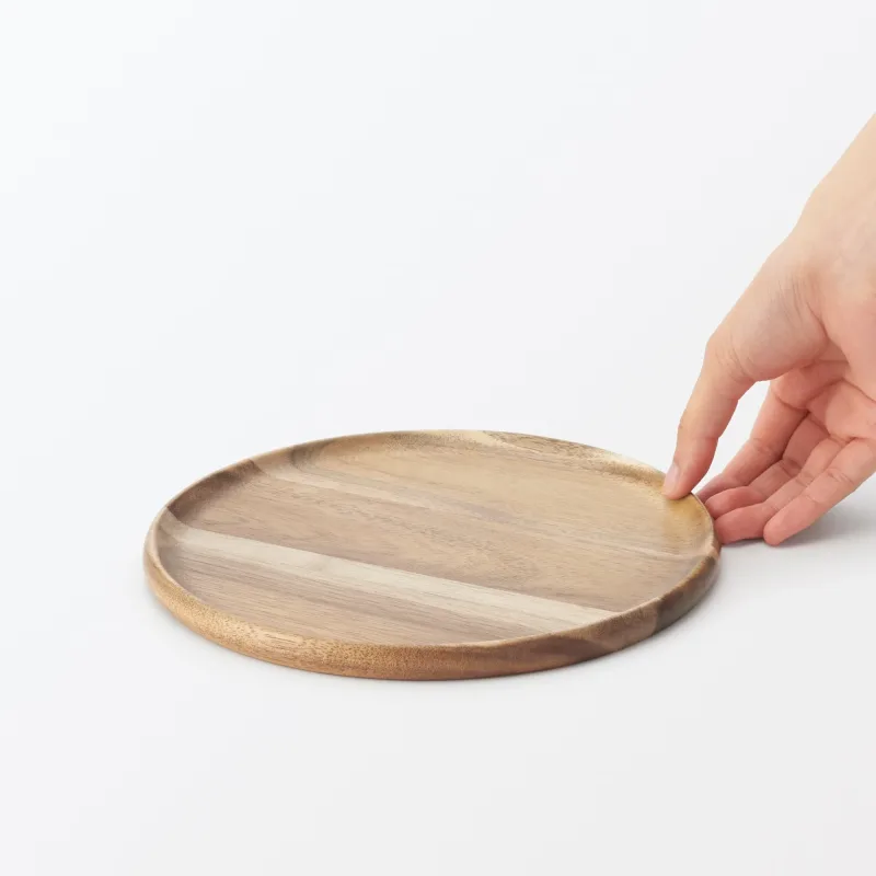 Acacia Plate/Round Cutting Board Medium