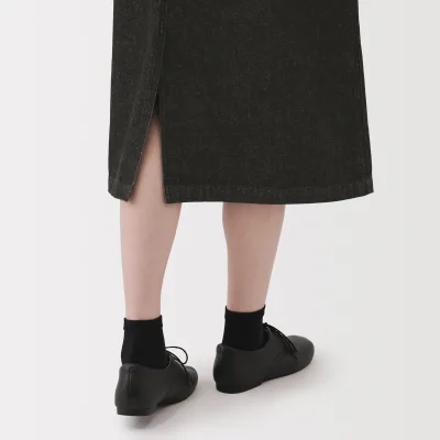 Women's Kapok Blend Denim Jumper Dress